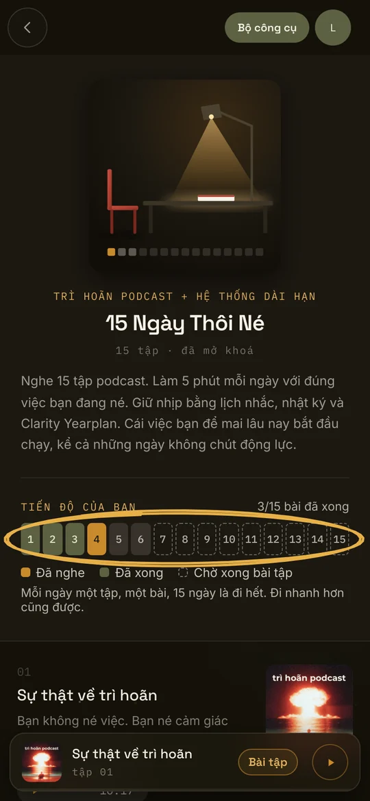 Dải 15 ô