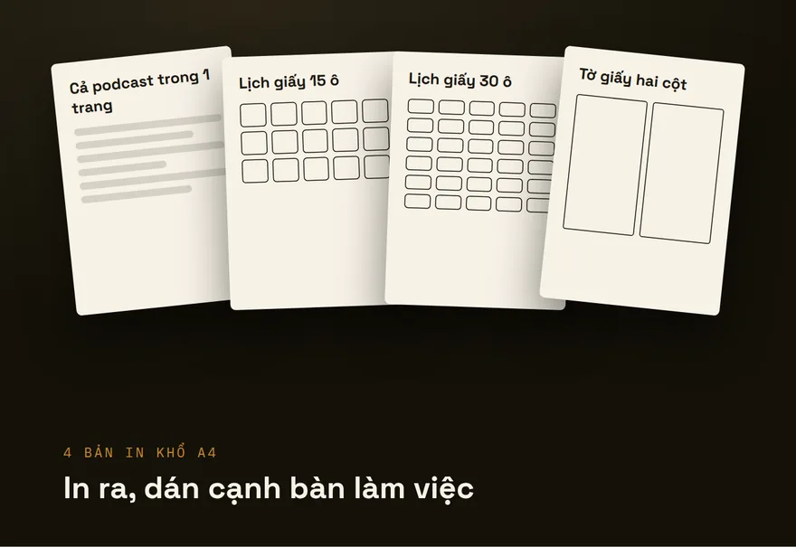 4 bản in