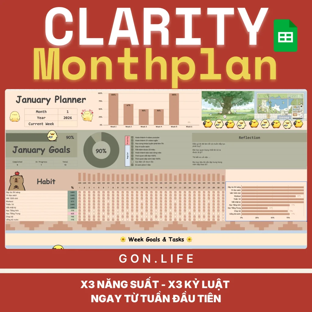 Clarity Monthplan